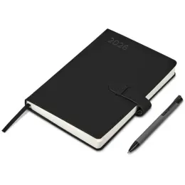 Altitude Enterprise A5 2026 Diary & Zeta Pen Set Grey